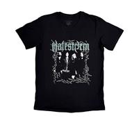 Halestorm Men's Jagged Frame T-Shirt in Black | Size: Small Halestorm Black S