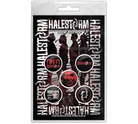 Halestorm Portrait Button Badge Pack One Size