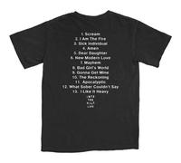 Halestorm The Wild Cover T-Shirt in Black | Size: Medium Halestorm Black M