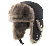 Haletia Kids Winter Hat, Neck Warmer Bomber Hats, Children Russian Aviator Hat with Faux Fur Ear Flap, Windproof Hunting Trooper Trapper Hat for Boy/Girl (UK, Alpha, L, 7-10 Years (53-55cm))