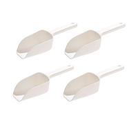 Haletia Plastic Scoop, Small Ice Scoop, Multi-Purpose Handy Food Scoops Sweet Scoops for Kitchen Wedding Party Bar Candy Dessert and Buffet (4Pcs)