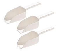 Haletia Plastic Scoop, Small Ice Scoop, Multi-Purpose Handy Food Scoops Sweet Scoops for Kitchen Wedding Party Bar Candy Dessert and Buffet (3Pcs)