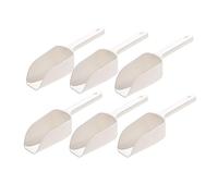 Haletia Plastic Scoop, Small Ice Scoop, Multi-Purpose Handy Food Scoops Sweet Scoops for Kitchen Wedding Party Bar Candy Dessert and Buffet (6Pcs)