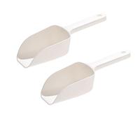 Haletia Plastic Scoop, Small Ice Scoop, Multi-Purpose Handy Food Scoops Sweet Scoops for Kitchen Wedding Party Bar Candy Dessert and Buffet (2Pcs)