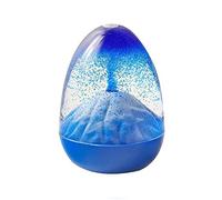 Haletia Sensory Toy Liquid Motion Bubble Timer Relaxation Color Volcano Lava eruption Lamp Water Timer Fidget Toy Liquid Hourglass Stress Relief Desktop Toys for Kids Adults (Blue)