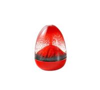Haletia Sensory Toy Liquid Motion Bubble Timer Relaxation Color Volcano Lava eruption Lamp Water Timer Fidget Toy Liquid Hourglass Stress Relief Desktop Toys for Kids Adults (Red)