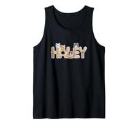Haley Cat Trees - Personalized Cute Name Word Art Tank Top