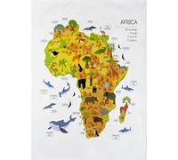 Half a Donkey Animals, Plants and Sealife of Africa Cotton Tea Towel