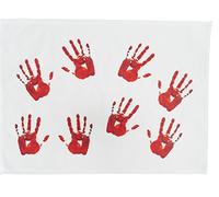 Half a Donkey Blood Stained Hands- Large Cotton Tea Towel