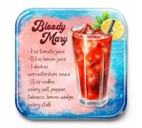 Half a Donkey Bloody Mary Recipe Coaster