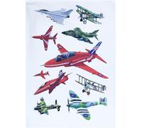 Half a Donkey Classic Planes Large Cotton Tea Towel