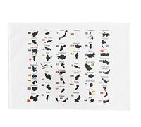 Half a Donkey Countries of the Middle East/Asia Cotton Tea Towel, 47 cm Width x 65 cm Height