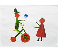 Half a Donkey Daisy Daisy Give me your answer do - Large Cotton Tea Towel