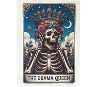 Half a Donkey Drama Queen Large Cotton Tea Towel