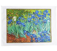 Half a Donkey Irises Vincent van Gogh - Large Cotton Tea Towel