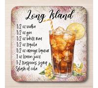 Half a Donkey Long Island Recipe Coaster