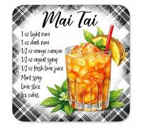 Half a Donkey Mai Tai Recipe Coaster