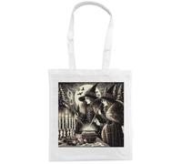 Half a Donkey Mystical Witchcraft Moonlit Forest Cauldron Ritiual Tote Bag