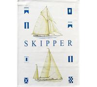 Half a Donkey Skipper large cotton tea towel