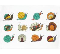 Half a Donkey The Cartoon Snail Collection large cotton tea towel