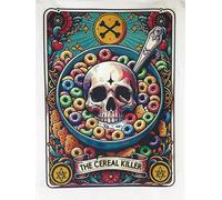 Half a Donkey The Cereal Killer Large Cotton Tea Towel