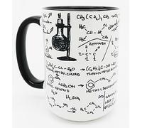 Half a Donkey The Extra Large Organic Chemistry Laboratory Mug with Glazed Black Handle and Inner from