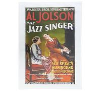 Half a Donkey The Jazz Singer, with Al Jolson - Retro Style Advertising Poster Large Cotton Tea Towel