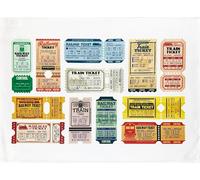 Half a Donkey Ticket to Ride large cotton tea towel