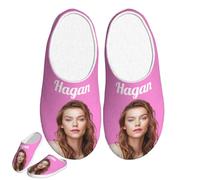 half-acre square pond Custom Cotton Slippers, Personalized Home Slippers, Can be Printed With Photos and Names, Unisex Non-Slip Cotton Slippers