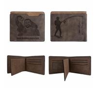 half-acre square pond Men's Custom Wallets, Personalized Engraved Photo Wallets, Customizable Photos and Text, Birthday Gifts for Father, Boyfriend, Husband