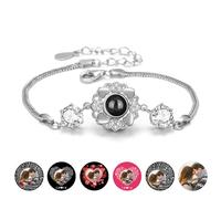 half-acre square pond Personalized Bracelets with Picture Inside,Custom Photo Projection Bracelet,Custom Bracelets for Various Festivals