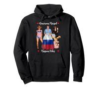 Half American And Russian Vibes Heritage Pullover Hoodie