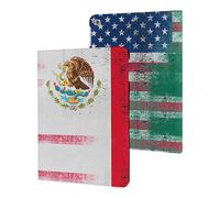 Half American Half Mexican Flag Slim Tablet Cases Compatible with iPad Series Without Pencil Holder Protective Cover Compatible with ipad 2017/2018/Air1/Air2 (9.7in)