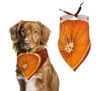 Half an Orange Dog Bandanas Adjustable Bib Handkerchief Party Pet Decorations Cute Dog Triangle Scarfs for Small Medium Puppy Cat Costume Accessory