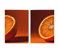 Half An Orange Passport Holder Cover PU Leather Waterproof Passport Case Travel Wallet with Credit Card Slots for Women Men, style, 20.3x13.8cm