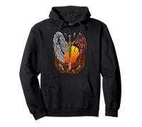 Half Angel Half Devil Good and Evil Fallen Angel Pullover Hoodie