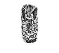 Half-arm tattoo stickers animal black and white color waterproof simulation stickers for women men(07)