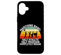Half Athlete Half Musician completely insane Band Camp Case for iPhone 16 Plus