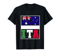 Half Australian Half Italian Mixed Heritage Australia Italy T-Shirt