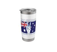 Half Australian is Better Than None Australia Stainless Steel Insulated Tumbler