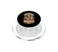 Half Awake Humor Sarcastic Typography PopSockets PopGrip for MagSafe