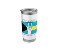 Half Bahamian is Better Than None Bahamas Stainless Steel Insulated Tumbler