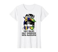 Half Bajan half Guyanese Barbados Guyana Mix T-Shirt