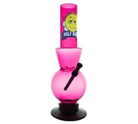 Half Baked "120 Minutes" 30cm Acrylic waterpipe bong (Pink)