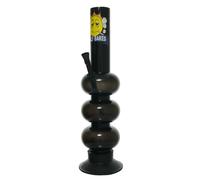 Half Baked "Easy Slider" 30cm Acrylic Waterpipe Bong (Black)