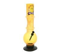 Half Baked "For Sure" 30cm Acrylic Waterpipe Bong (Yellow)