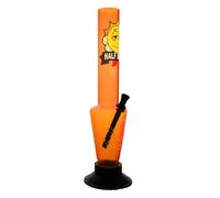Half Baked "Gary's Gonad" 30cm Acrylic Waterpipe Bong (Orange)