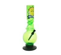 Half Baked "Hairy Mary" 30cm Acrylic Waterpipe Bong (Green)