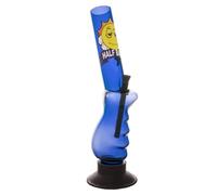 Half Baked "tramp" 30cm Acrylic Waterpipe Bong (Blue)