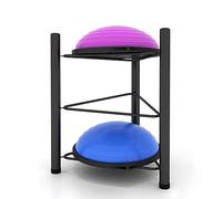 Half Balance Ball Storage Rack - 3/5/6/7 Tier Floor Stand Organizer for Home Gym - Exercise Bosu Slam Medicine Ball & Fitness Equipment Holder